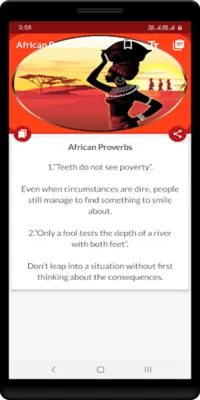 African Proverbs - Offline android App screenshot 1