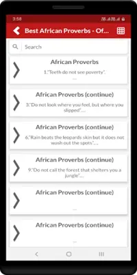 African Proverbs - Offline android App screenshot 2